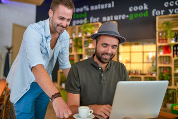 Casual meeting in a Coffee Shop