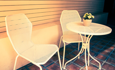 decorated in the livingroom vintage style