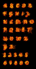 Fire font collection.