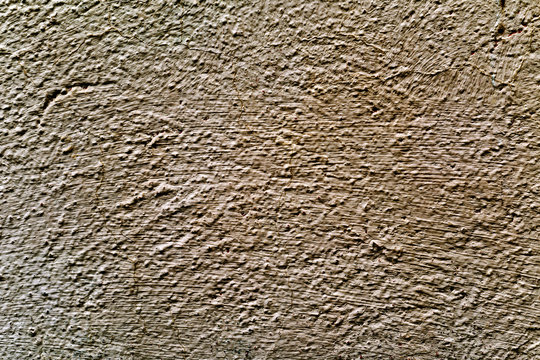 rustic brown plastered wall