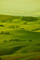 Foto auf Acrylglas Grüne Hügel der Toskana © ZoomTeam