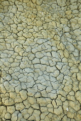Cracked earth texture art background.