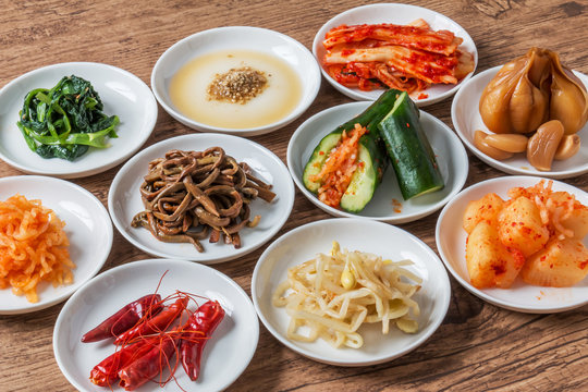 韓国の漬け物　グルメ　 Korean pickle group photo