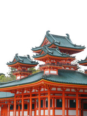 Fototapeta premium Temple building of 
