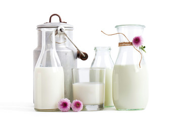 Milch isoliert