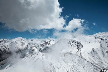 Trans-Ili Alatau mountains. On the way to Big Almaty peak.