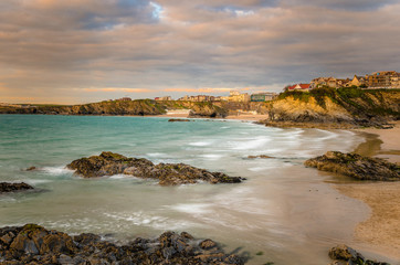 Sunset over the North Coast of Cornwall