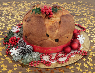 Panettone Christmas Cake