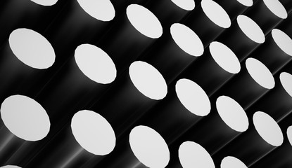 Abstract tube background rendered