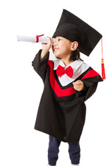 Asian Child Graduation