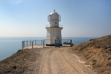 Fototapeta na wymiar A sea lighthouse