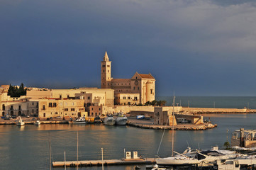 Trani, il porto e la Cattedrale - Puglia