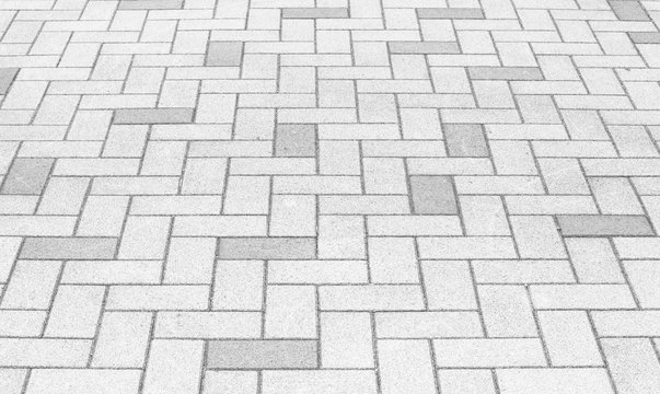 Outdoor concrete block floor background and texture