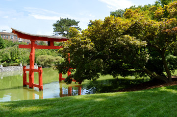 Japanese Hill in Brooklyn Botanic Garden