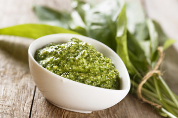 Wild garlic pesto