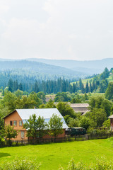 Rural mountain landscape