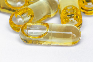 Vitamin E supplement capsules