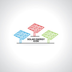 creative solar concept vector illustration 