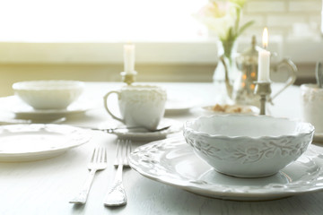Elegance table setting