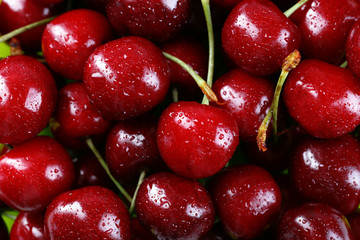 Sweet cherries, close-up