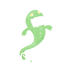 Fototapeta premium retro cartoon ghost