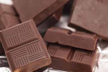 Chocolate bars background