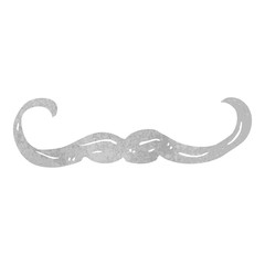 retro cartoon mustache