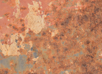 Abstract textured rust metal surface background