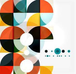 Semicircle triangle pattern