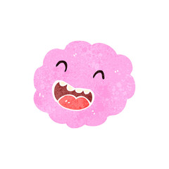 retro cartoon cloud