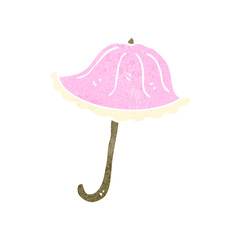 retro cartoon parasol