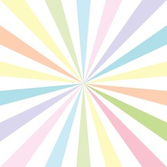 White rays on pastel color background. Vector. Background. Illus