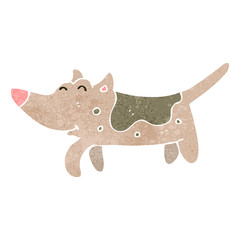 retro cartoon dog