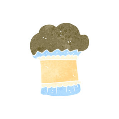 retro cartoon cupcake