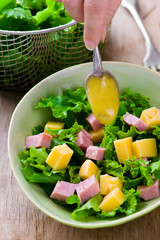 traditional Parisian salad