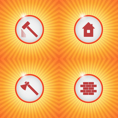 Four abstract background