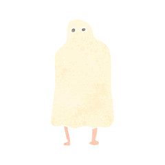 retro cartoon ghost costume
