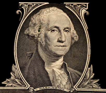 Portrait Of First U.S. President George Washington