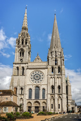 Fototapeta na wymiar Cathedral Our Lady of Chartres, France