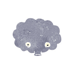 retro cartoon cloud