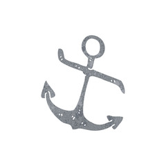 retro cartoon anchor symbol © lineartestpilot