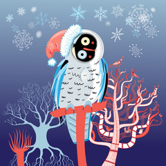 Christmas owl
