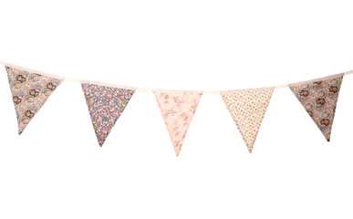 floral wedding bunting