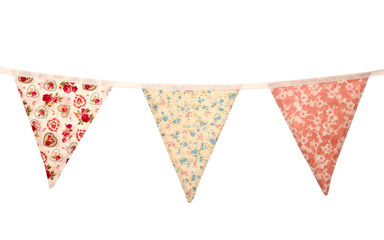 floral wedding bunting