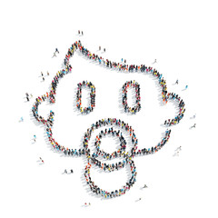 group  people  shape  child