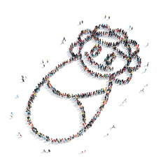 group  people  shape  child