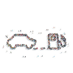 group  people  shape  car