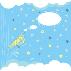 Obraz na płótnie Canvas song bird