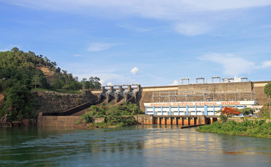 Nam Ngum dam nearly Vientiane