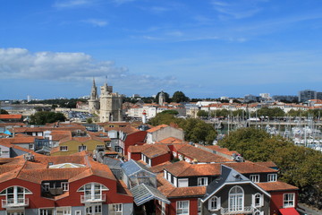 Obraz premium La Rochelle vue d'en haut, France